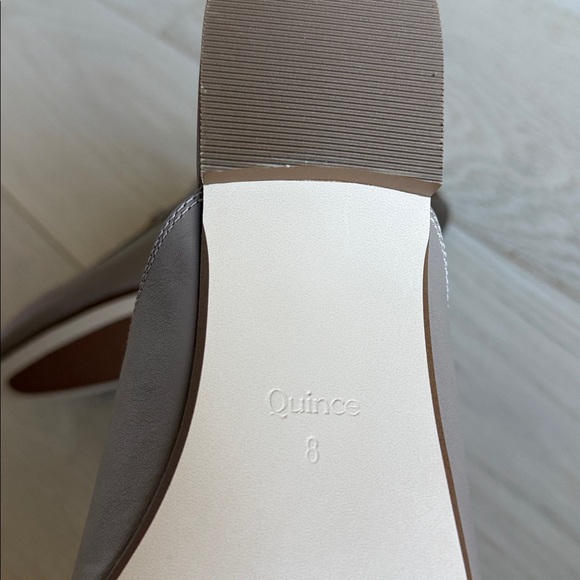 Quince Italian Leather Horsebit Loafer Mule Size 8. - Picture 7 of 7